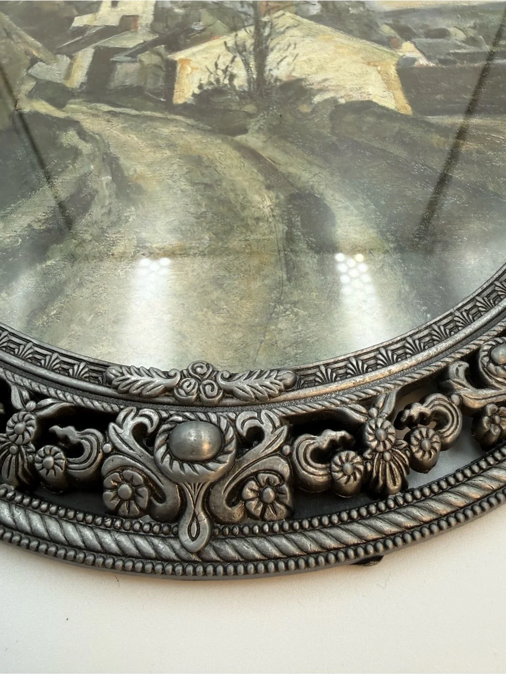 Vintage pair oval